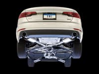 awe tuning 17-18 audi b9 a4 touring edition exhaust dual outlet - chrome silver tips (includes dp) 3015-32078