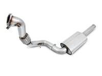 awe tuning 17-18 audi b9 a4 touring edition exhaust dual outlet - chrome silver tips (includes dp) 3015-32078