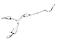 awe tuning 18 audi b9 a5 touring edition exhaust dual outlet - chrome silver tips (includes dp) 3015-32090