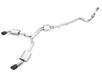 awe tuning 18 audi b9 a5 touring edition exhaust dual outlet - diamond black tips (includes dp) 3015-33090