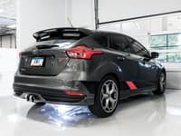 awe tuning 13-18 ford focus st touring edition cat-back exhaust - non-resonated - diamond black tips 3015-33092
