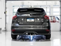 awe tuning 13-18 ford focus st touring edition cat-back exhaust - resonated - chrome silver tips 3020-32038