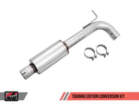 awe tuning 18-21 volkswagen gti mk7.5 2.0t touring edition exhaust w/diamond black tips 102mm 3015-33096