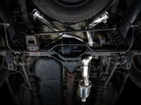 awe tuning 09-21 ram 1500 5.7l (w/o cutout) 0fg dual rear exit cat-back exhaust - chrome silver tips 3015-32101