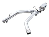 awe tuning 09-21 ram 1500 5.7l (w/o cutout) 0fg dual rear exit cat-back exhaust - chrome silver tips 3015-32101