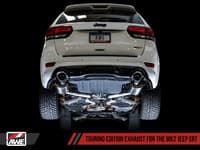 awe tuning 14-21 jeep grand cherokee srt touring edition exhaust - diamond black tips 3015-33121