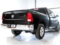 awe tuning 09-18 ram 1500 5.7l (w/o cutout) 0fg single side exit cat-back exhaust - diamond blk tips 3015-33309