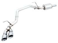 awe tuning 09-18 ram 1500 5.7l (w/o cutout) 0fg single side exit cat-back exhaust - diamond blk tips 3015-33309