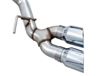 awe tuning 09-18 ram 1500 5.7l (w/o cutouts) 0fg single side exit cat-back exhaust - chrome tips 3015-32304