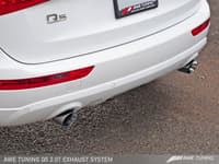awe tuning 10-17 audi 8r q5 2.0t touring edition exhaust - diamond black tips 3015-33030