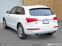 awe tuning 10-17 audi 8r q5 2.0t touring edition exhaust - diamond black tips 3015-33030