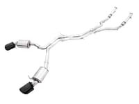 awe tuning 19 audi b9 rs 5 sportback touring edition exhaust-non resonated- diamond black rs style tips 3015-33114