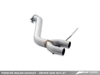 awe tuning 14-18 porsche macan touring edition exhaust system - diamond black 102mm tips 3015-43072