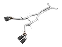 awe tuning 16-22 chevy camaro ss resonated cat-back exhaust -track edition (quad diamond black tips) 3015-43112