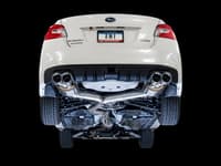 awe tuning 15-21 subaru wrx va sedan touring edition exhaust - diamond black tips (102mm) 3015-43102
