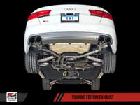 awe tuning 12-18 audi c7 / c7.5 s6 4.0t touring edition exhaust - polished silver tips 3415-42010