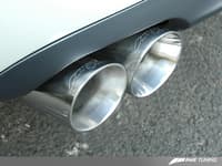 awe tuning 06-08 audi b7 s4 touring edition exhaust - diamond black tips 3015-43016