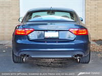 awe tuning 08-12 audi b8 s5 4.2l touring edition exhaust system - diamond black tips 3015-42026