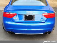 awe tuning 08-12 audi b8 s5 4.2l touring edition exhaust system - polished silver tips 3015-43028