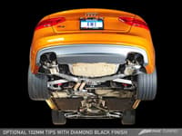 awe tuning 13-17 audi b8.5 s5 3.0t touring edition exhaust system - diamond black tips (90mm) 3015-43030