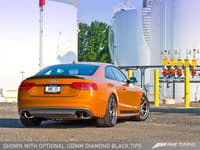 awe tuning 13-17 audi b8.5 s5 3.0t touring edition exhaust system - diamond black tips (90mm) 3015-43030