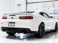 awe tuning 16-22 chevy camaro ss res cat-back exhaust -touring edition (quad diamond black tips) 3015-43114