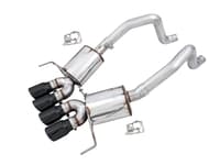 awe tuning 14-19 chevy corvette c7 z06/zr1 (w/o afm) touring edition axle-back exhaust w/black tips 3015-43143