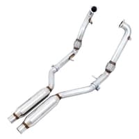 awe tuning 18-21 audi b9 s5 coupe resonated for performance cat touring edition exhaust w/carbon fiber tip 3015-45012