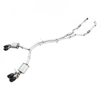 awe tuning 18-21 audi b9 s5 sportback res.for performance cat touring edition exhaust w/carbon fiber tip 3015-45016