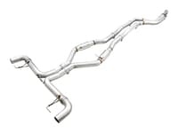 awe tuning 19-22 bmw m340i (g20) track edition exhaust (use oe tips) 3020-11032