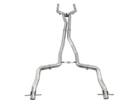 awe tuning 19-20 mercedes-benz c63/s amg coupe (w205) track edition exhaust - no tips 3020-11035