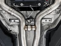 awe tuning 19-20 mercedes-benz c63/s amg coupe (w205) track edition exhaust - no tips 3020-11035