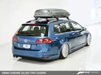 awe tuning 15-17 vw mk7 golf sportwagen track edition exhaust w/chrome silver tips (90mm) 3020-22016