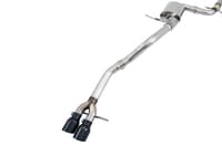 awe tuning 16-18 volkswagen jetta mk6 1.4t track edition exhaust - diamond black tips 3020-23034