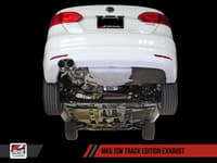 awe tuning 05-14 vw mk5 jetta mk6 sportwagen 2.5l track edition exhaust - diamond black tips 3020-23026