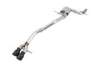 awe tuning 11-18 vw mk6 gli 2.0t - mk6 jetta 1.8t track edition exhaust - diamond black tips 3020-23028