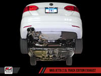 awe tuning 11-13 vw mk6 jetta 2.5l track edition exhaust - diamond black tips 3020-23030