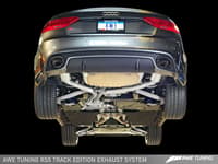 awe tuning 13-15 audi b8.5 rs5 cabriolet track edition exhaust system 3020-31012