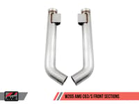 awe tuning 15-18 mercedes-benz w205 amg c63/s sedan track edition exhaust system (no tips) 3020-31014