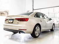 awe tuning 17-18 audi b9 a4 track edition exhaust dual outlet - chrome silver tips (includes dp) 3020-32024