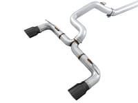awe tuning 16-18 ford focus rs track edition cat-back exhaust - diamond black tips 3020-33032