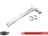 awe tuning 18-21 volkswagen gti mk7.5 2.0t track edition exhaust w/diamond black tips 102mm 3020-33046