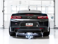 awe tuning 16-22 chevy camaro ss resonated cat-back exhaust - touring edition (chrome silver tips) 3015-32102