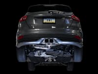 awe tuning 13-18 ford focus st track edition cat-back exhaust - diamond blacktips 3020-33036