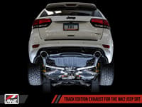 awe tuning 14-21 jeep grand cherokee srt track edition exhaust - diamond black tips 3020-33051
