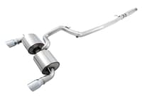 awe tuning 16-18 ford focus rs touring edition cat-back exhaust- non-resonated - chrome silver tips 3015-32088
