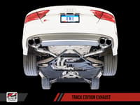 awe tuning 12-18 audi c7 / c7.5 s7 4.0t track edition exhaust - chrome silver tips 3020-42044