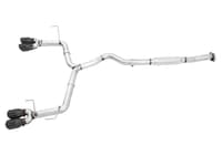 awe tuning 11-21 subaru wrx/sti va/gv sedan track edition exhaust - diamond black tips (102mm) 3020-43066