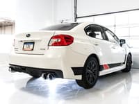 awe tuning 11-21 subaru wrx/sti va/gv sedan track edition exhaust - chrome silver tips (102mm) 3020-42058