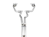awe tuning 18-22 ford mustang gt (s550) cat-back exhaust - track edition (quad chrome silver tips) 3020-42064
